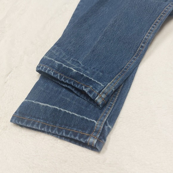 VTG Levis 512 Slim Fit Tapered Leg Jeans High Rise Womens Size 14R Blue USA Made - Picture 8 of 11